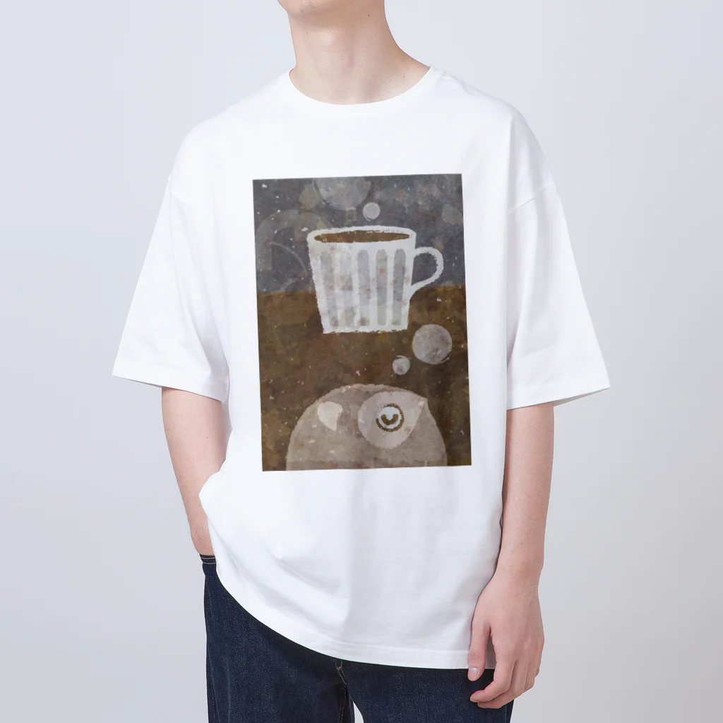 二子舎のコーヒー オーバーサイズTシャツ