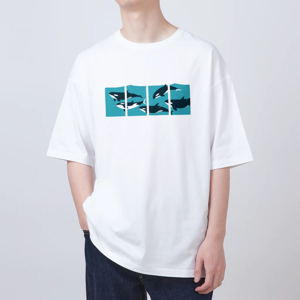 はるさめのシャチの水族館 Oversized T-Shirt