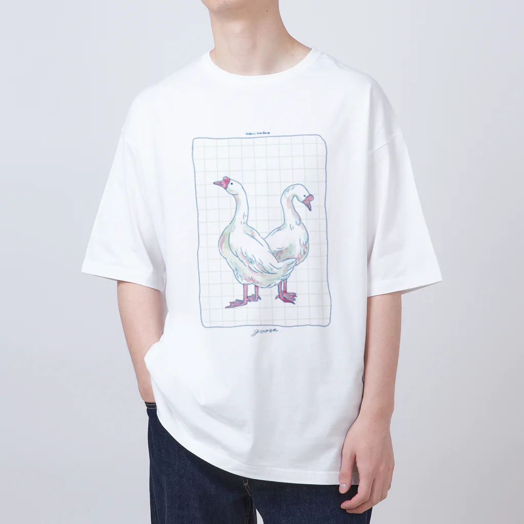 namiseko.designのサムシングオブシガ［ Goose ］ オーバーサイズTシャツ