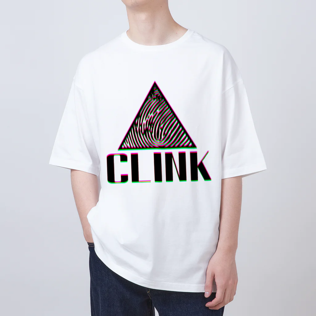 CLINK_officialのCLINK LOGO RGB BLACK オーバーサイズTシャツ