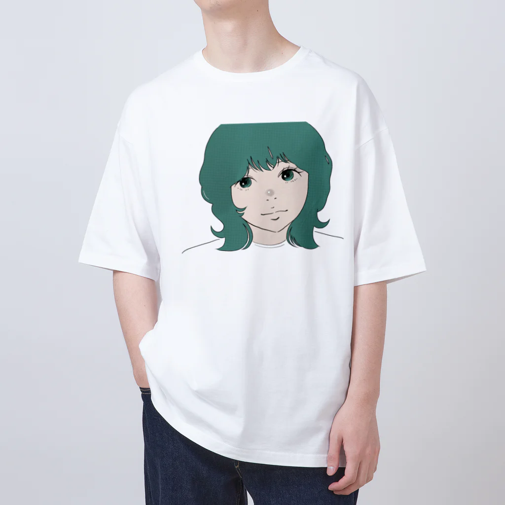 さくさくのFACE Oversized T-Shirt
