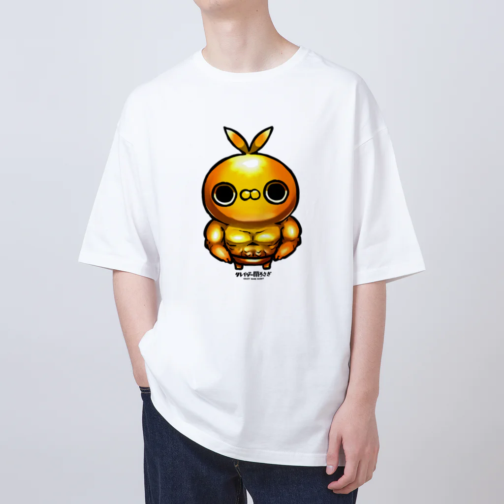 クレイジー闇うさぎSHOPのクレイジー闇うさぎ(GOLD) Oversized T-Shirt