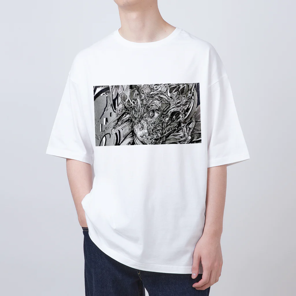 半熟パーマ工房のhorizon-Re Oversized T-Shirt