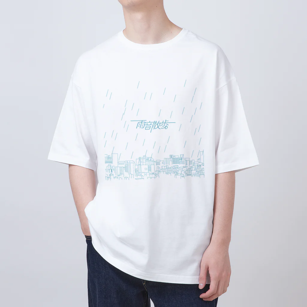 TAISHA STUDIOの雨音散歩。街並み Oversized T-Shirt