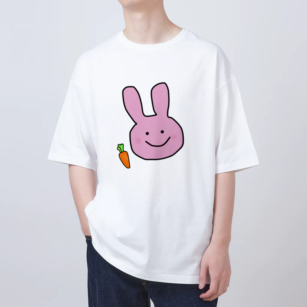 s_c5のうさぎとにんじん オーバーサイズTシャツ