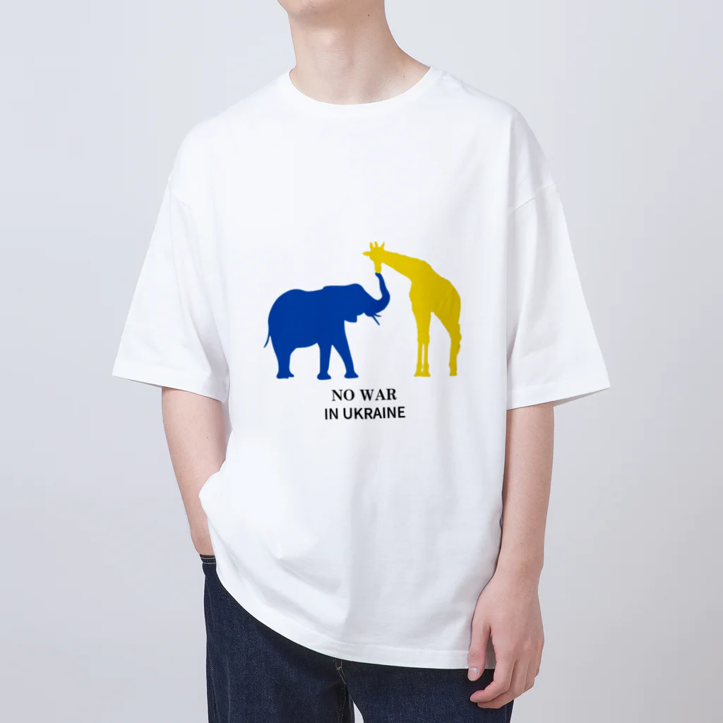 BONABENTOのNO WAR IN UKRAINE Oversized T-Shirt