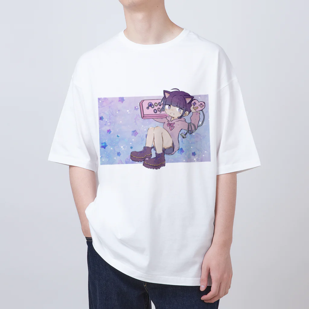 ナマモノ屋さんのふぁんしーガール オーバーサイズTシャツ