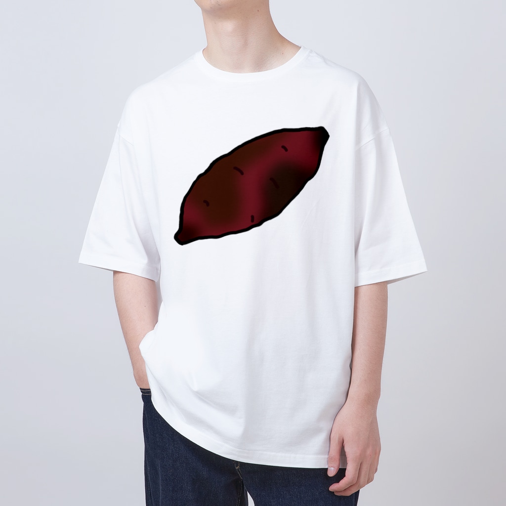 脂身通信Ｚの【両面プリント】のぼり旗♪焼きいも1911 Oversized T-Shirt