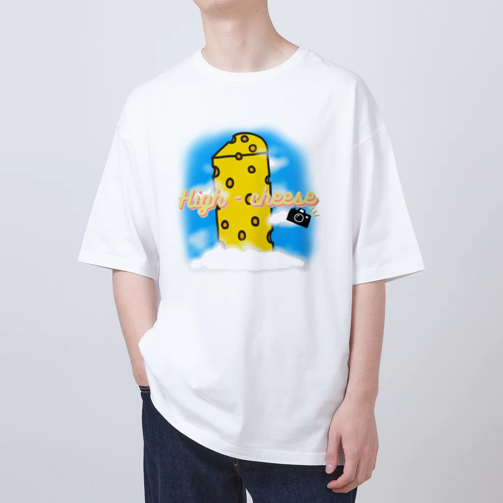 ツナ川しゅりのHigh-Cheese カメラ付き Oversized T-Shirt