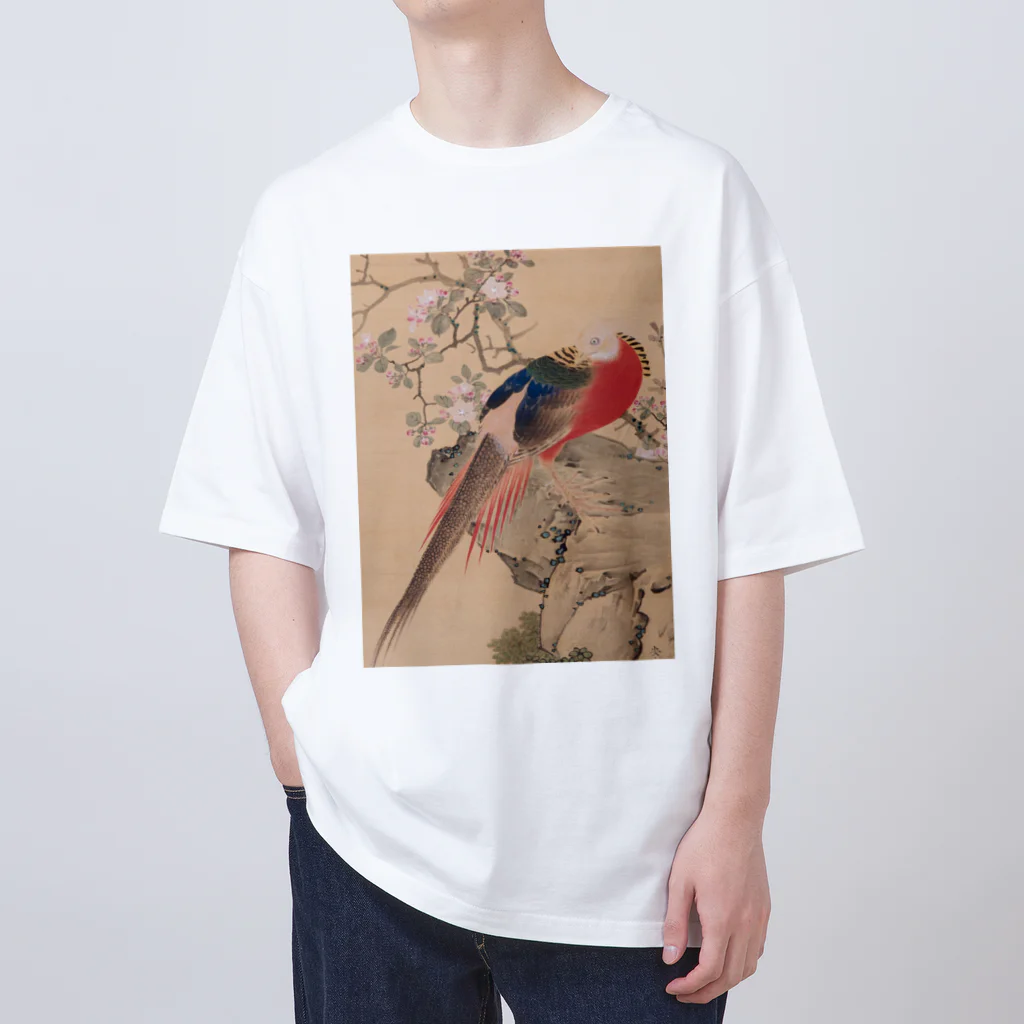 寿めでたや(ukiyoe)の浮世絵 UKIYOE 円山応挙；金鶏 Oversized T-Shirt