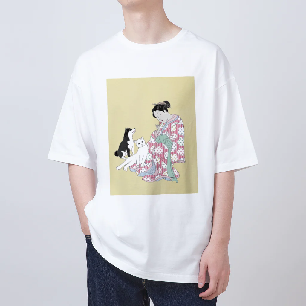 keeeeeep smilingのsweet life / チュッパチャプスとわたし Oversized T-Shirt