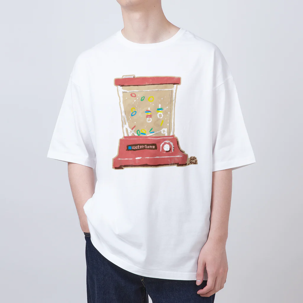 サトウノリコ*の【昭和】ウォーターゲーム Oversized T-Shirt