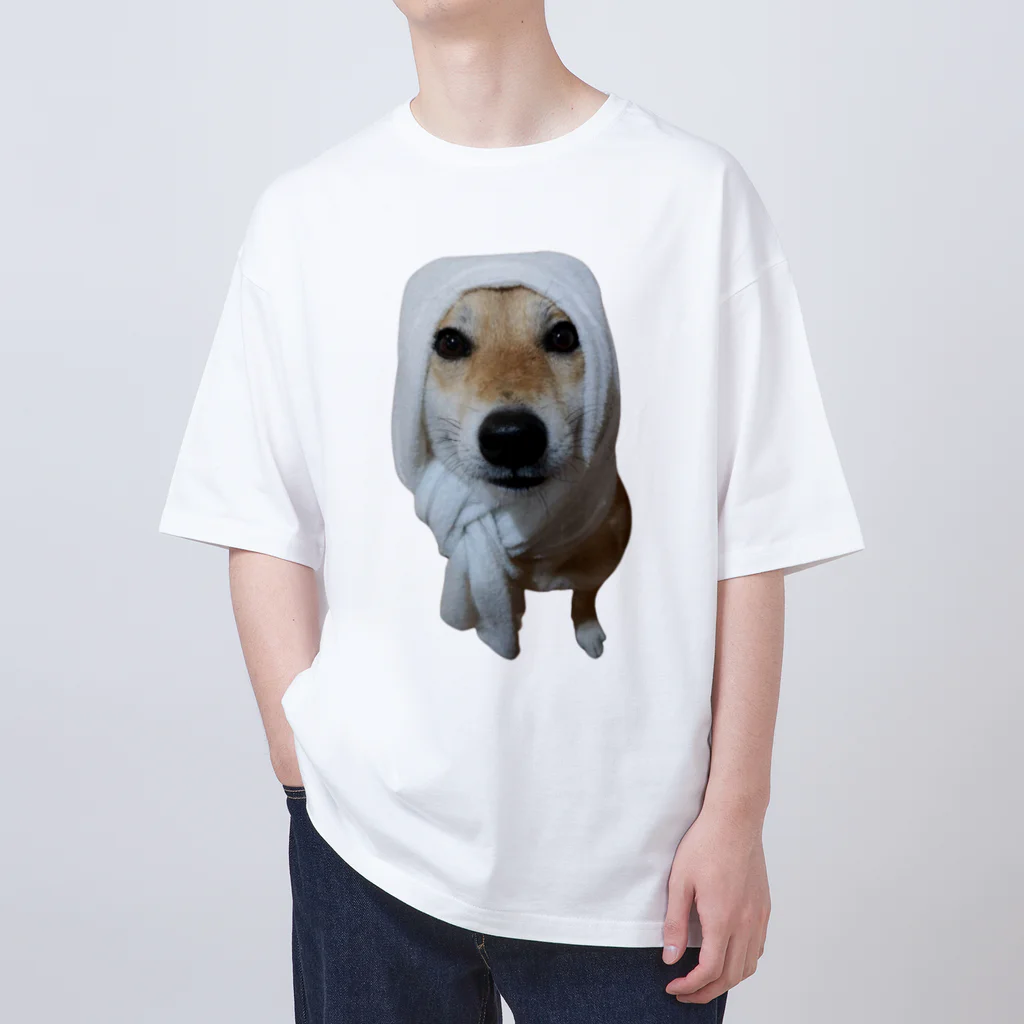 川村さん家の柴犬コロちゃんの湘南のころちゃん オーバーサイズTシャツ