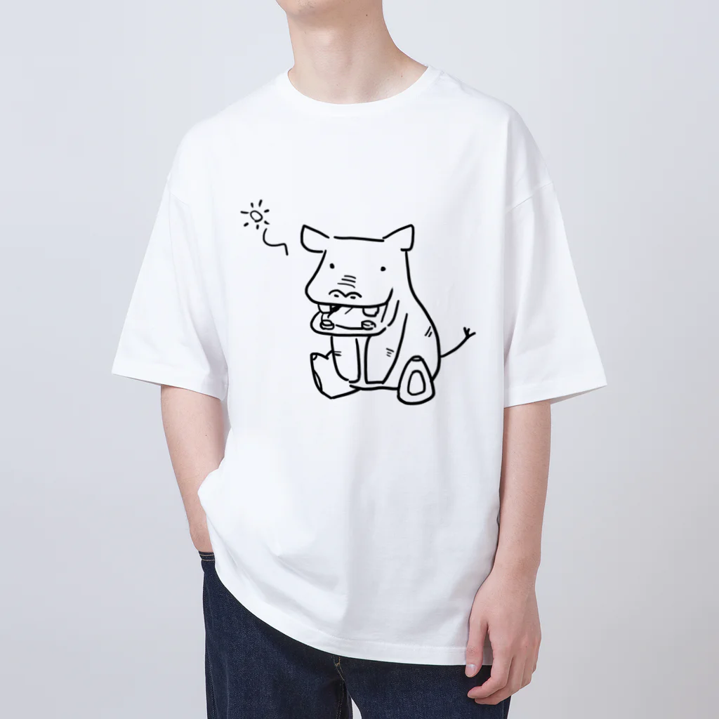 MIYA KAMIYAのぼんやりかばさん Oversized T-Shirt