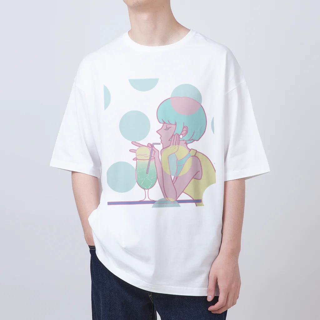 sirokuroのクリームソーダ（Tシャツ） オーバーサイズTシャツ