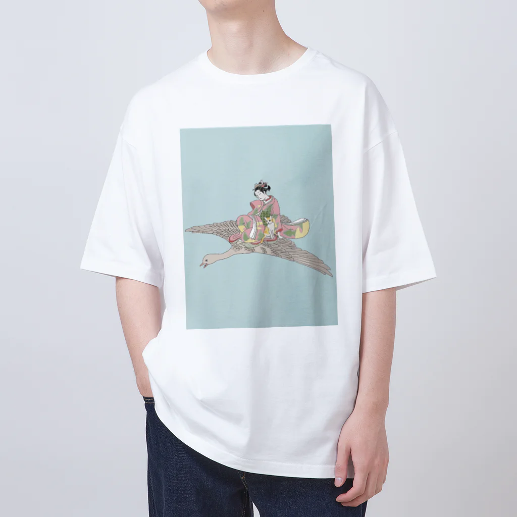 keeeeeep smilingの空活 Oversized T-Shirt