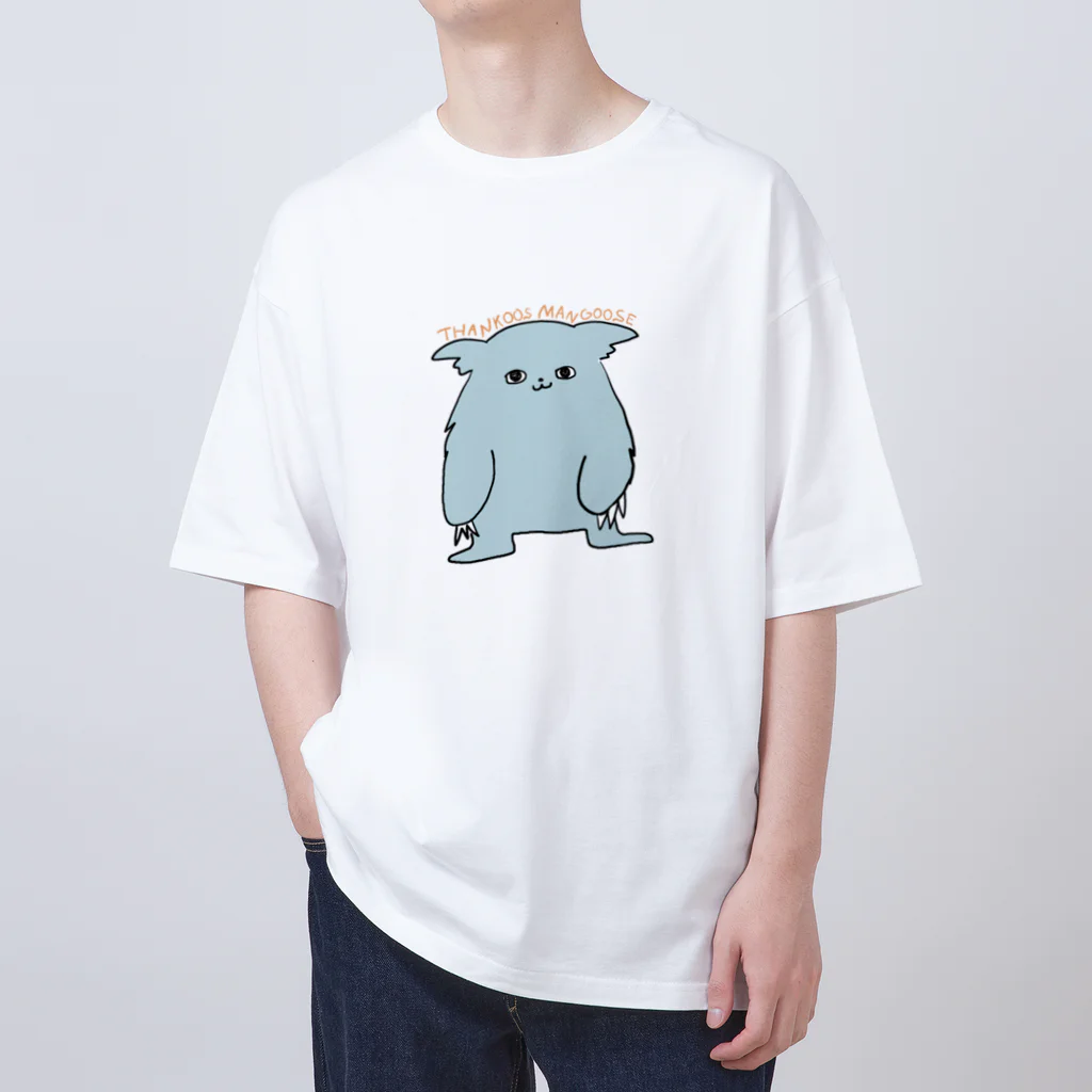 chanpidonのさんくーすマングース オーバーサイズTシャツ