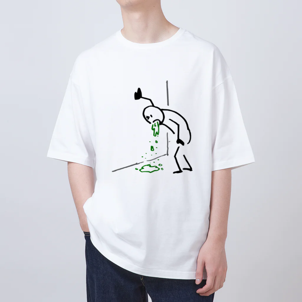 MiRockの嘔吐くん オーバーサイズTシャツ