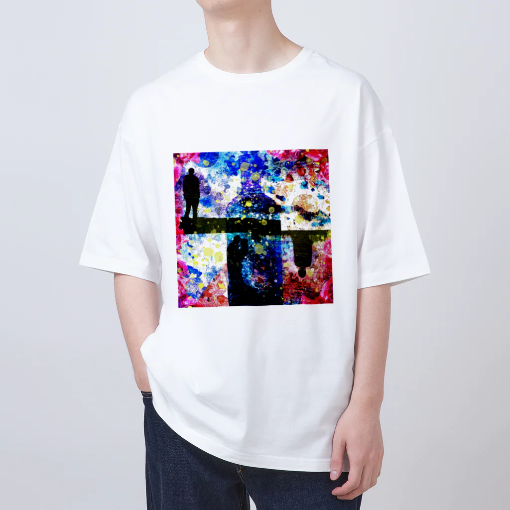 Laugh Rain LaboのWe have a lot to talk about. Oversized T-Shirt