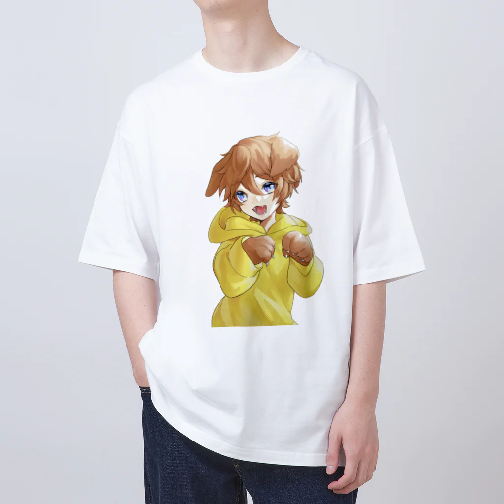 天谷日 ナポ男はいいぞのわんちゃん Oversized T-Shirt