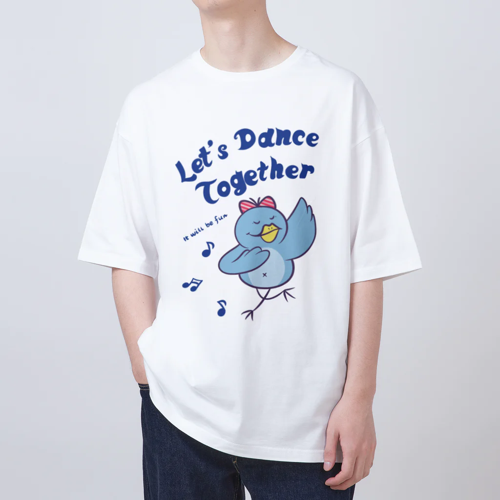  Millefy's shopのLet’s Dance Together Oversized T-Shirt