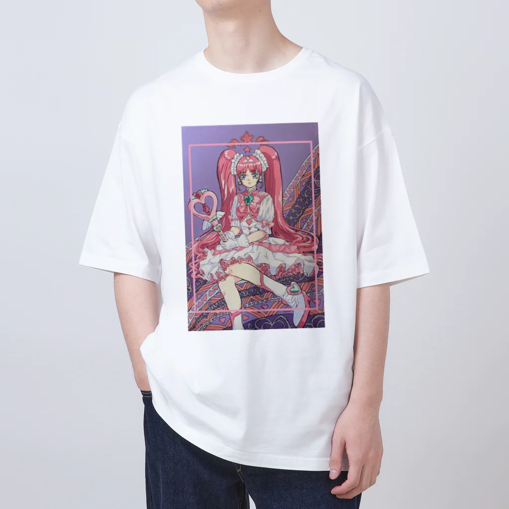 時限爆弾の魔法少女バミちゃん オーバーサイズTシャツ