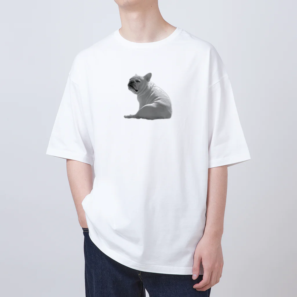 ロキの店の座り犬(切抜き) Oversized T-Shirt