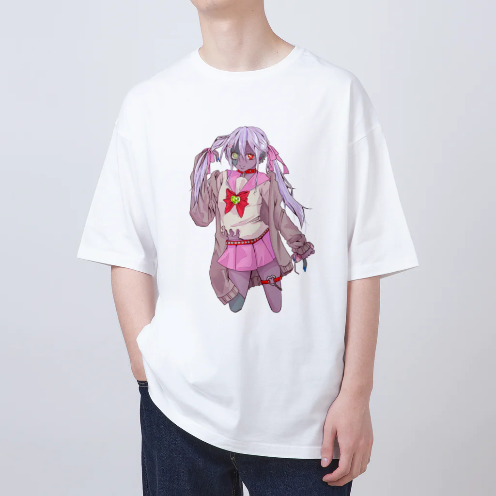 夜店のセーラー服ゾンビちゃん Oversized T-Shirt