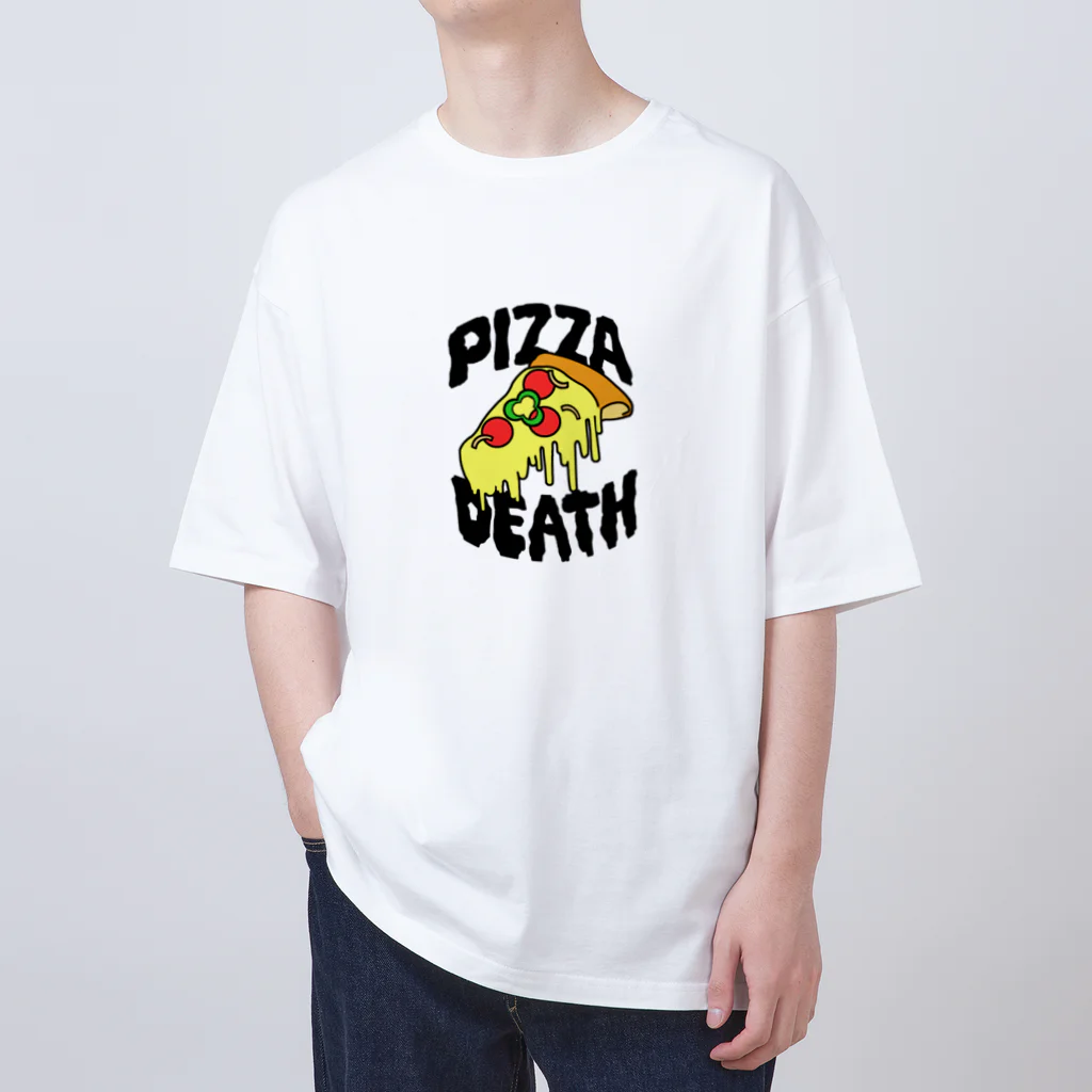 KANTAROのピザデス (black) Oversized T-Shirt