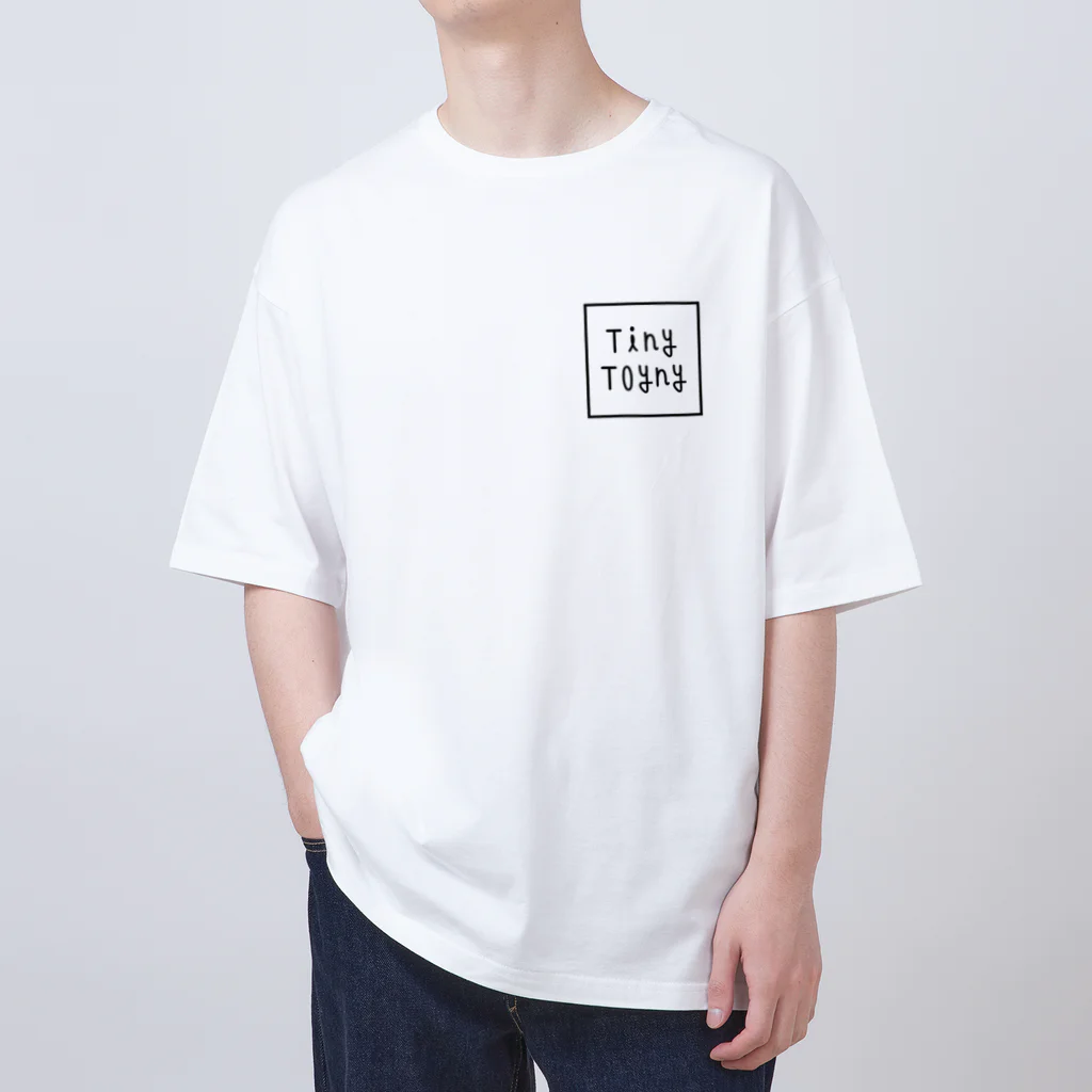 Tiny Toyny のTiny Toyny - Tiny Toyny the last supper back print hoodie / white Oversized T-Shirt