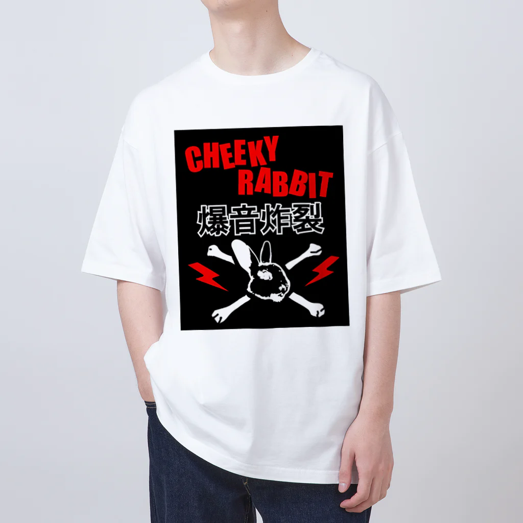 CHEEKY RABBITのサツマニアン02_CheekyRabbit_爆音炸裂 Oversized T-Shirt