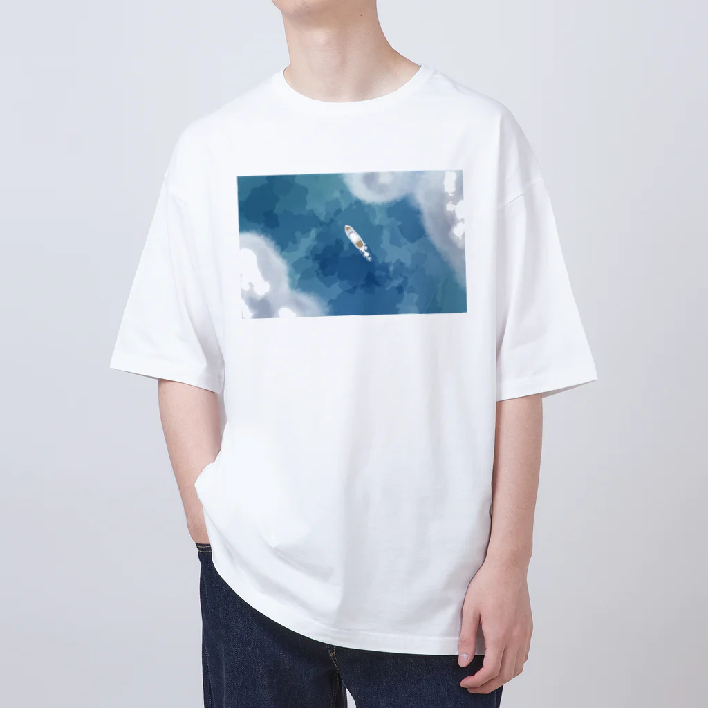 はと工房🕊️の揺蕩い浮かぶもの オーバーサイズTシャツ