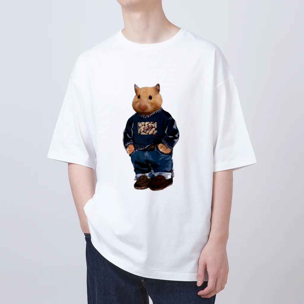 ことぷん の こぜにかせぎのはとふろーれん前面 Oversized T-Shirt