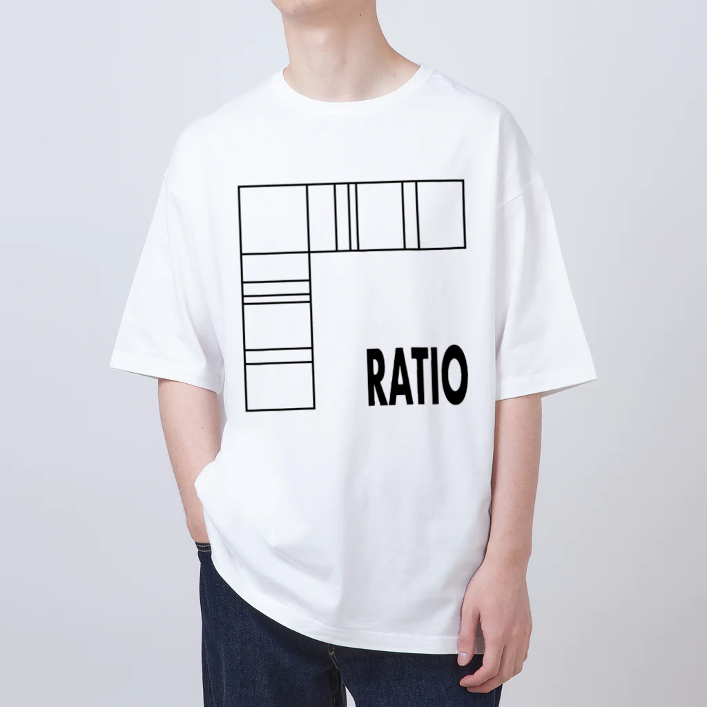 tenTenのRatio 比率模様 オーバーサイズTシャツ