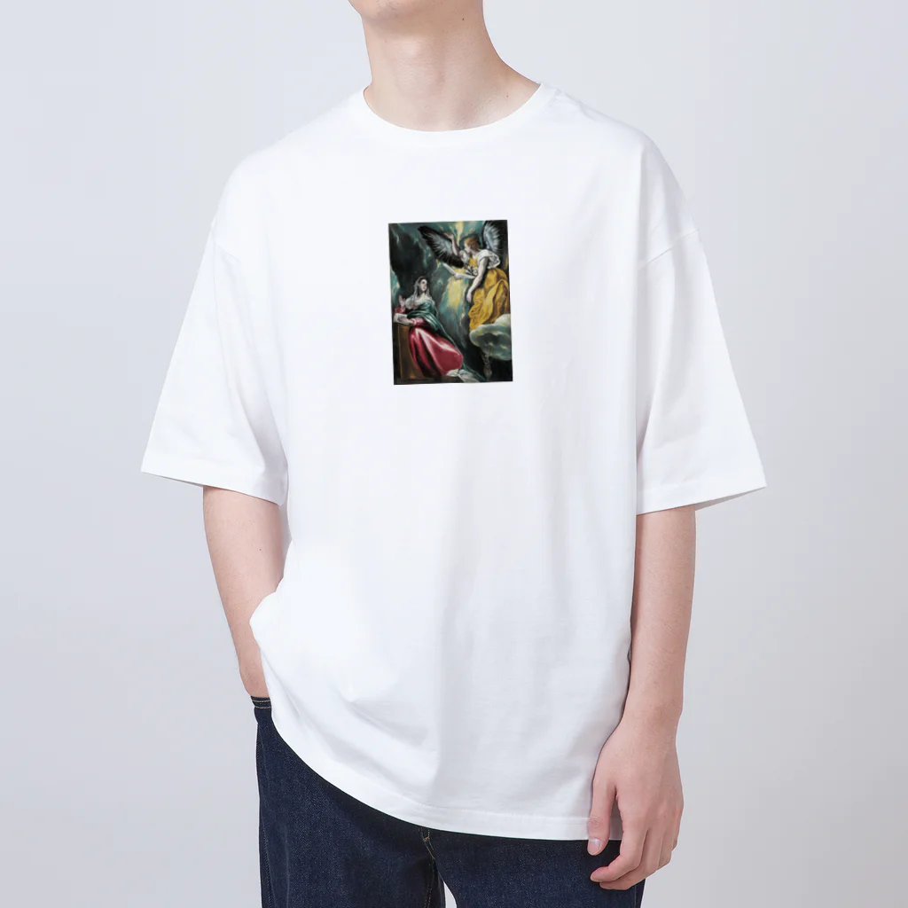 歴史グッツショップのエル・グレコ「受胎告知」 Oversized T-Shirt