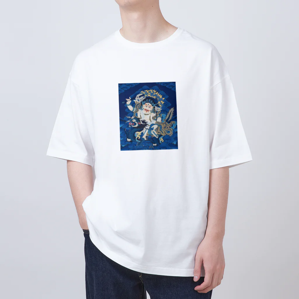 古いものが好きな人のイカつい仏さま⑵ Oversized T-Shirt