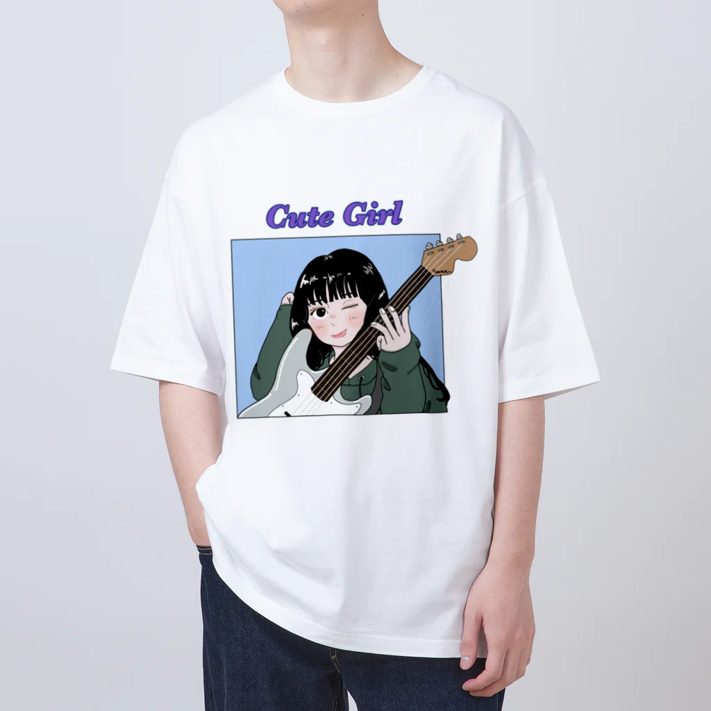 Shirako 商店のCute Girl Oversized T-Shirt