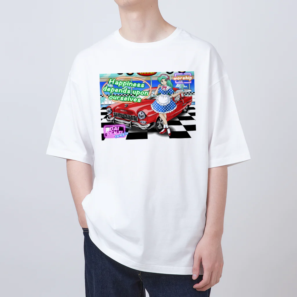 紫雲山 大泉寺の大泉寺アート御朱印「アマビエ50s」 Oversized T-Shirt