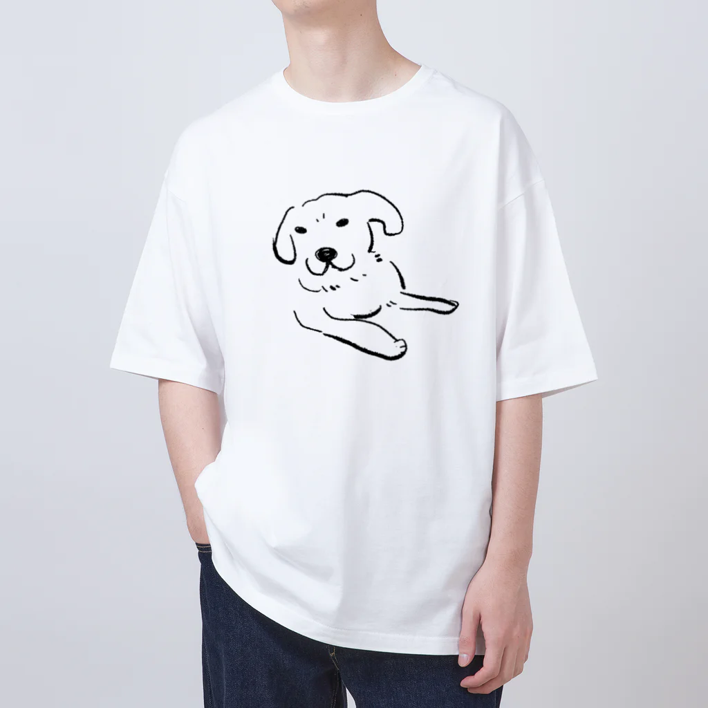 犬ちゃん屋のキリリ オーバーサイズTシャツ