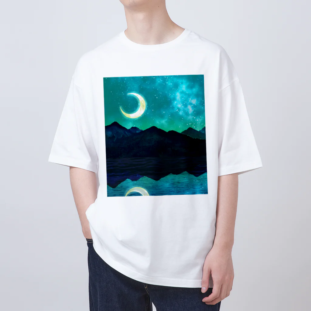 R☆worldの夏の夜空 Oversized T-Shirt