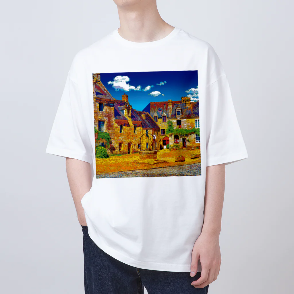 GALLERY misutawoのフランス ロクロナンの街角 Oversized T-Shirt