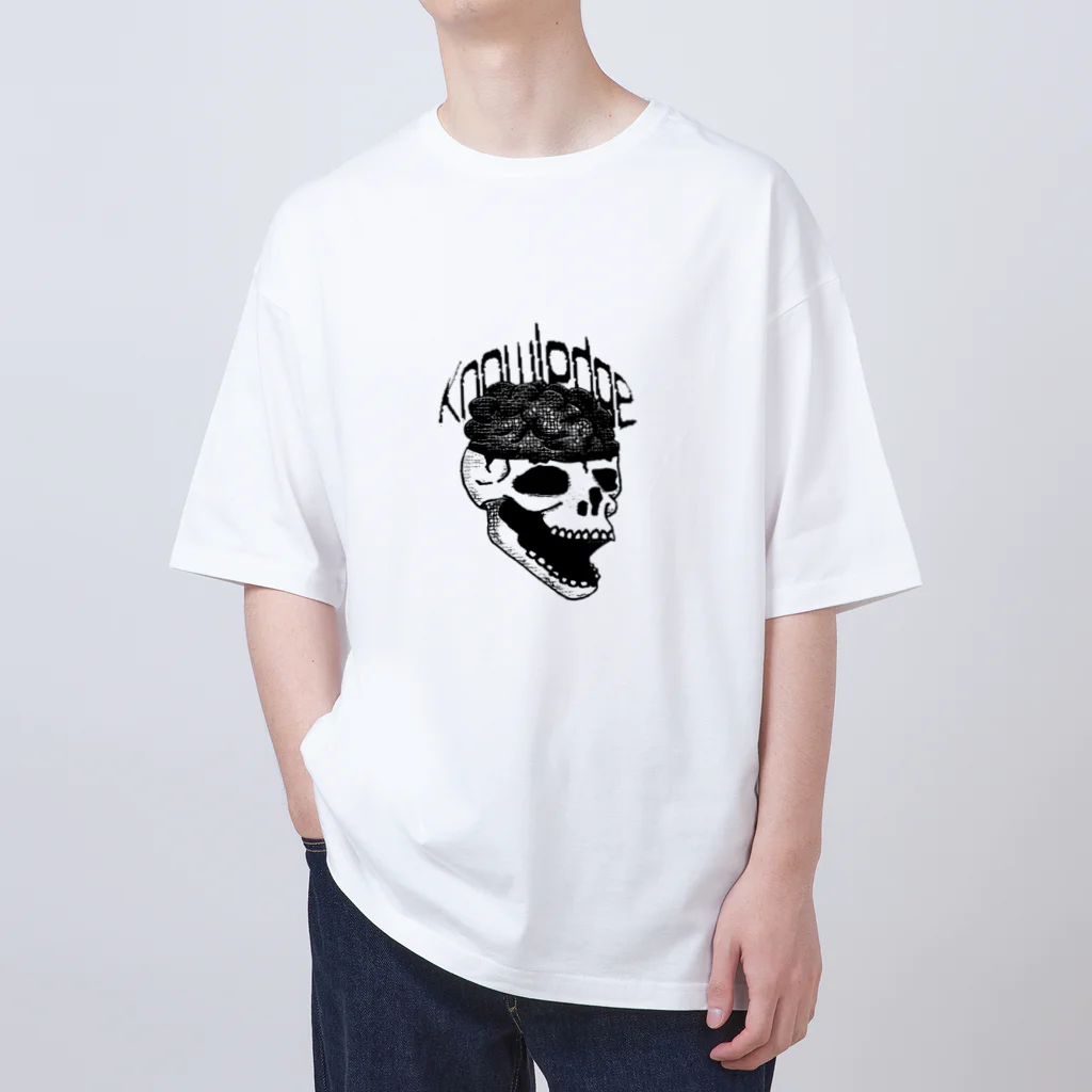 knowledgeのSkeleton Brain item Oversized T-Shirt