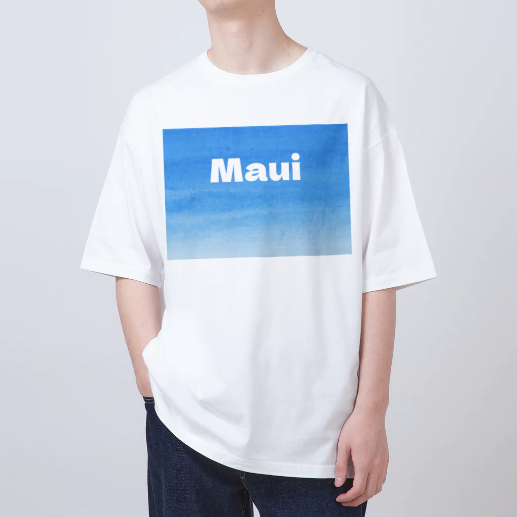 AllBlue-13-のMaui グッズ Oversized T-Shirt