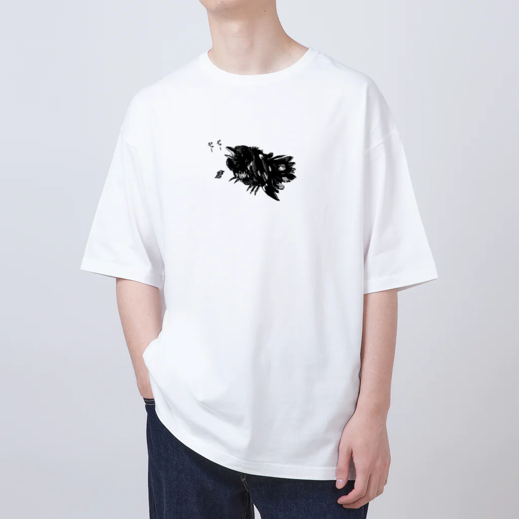 TAKAYAMAのまだらのカラス Oversized T-Shirt