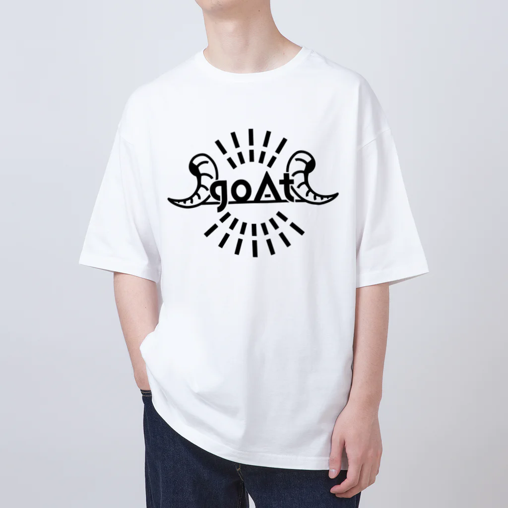 goAtのgoAtオリジナルグッズ：ホワイト オーバーサイズTシャツ