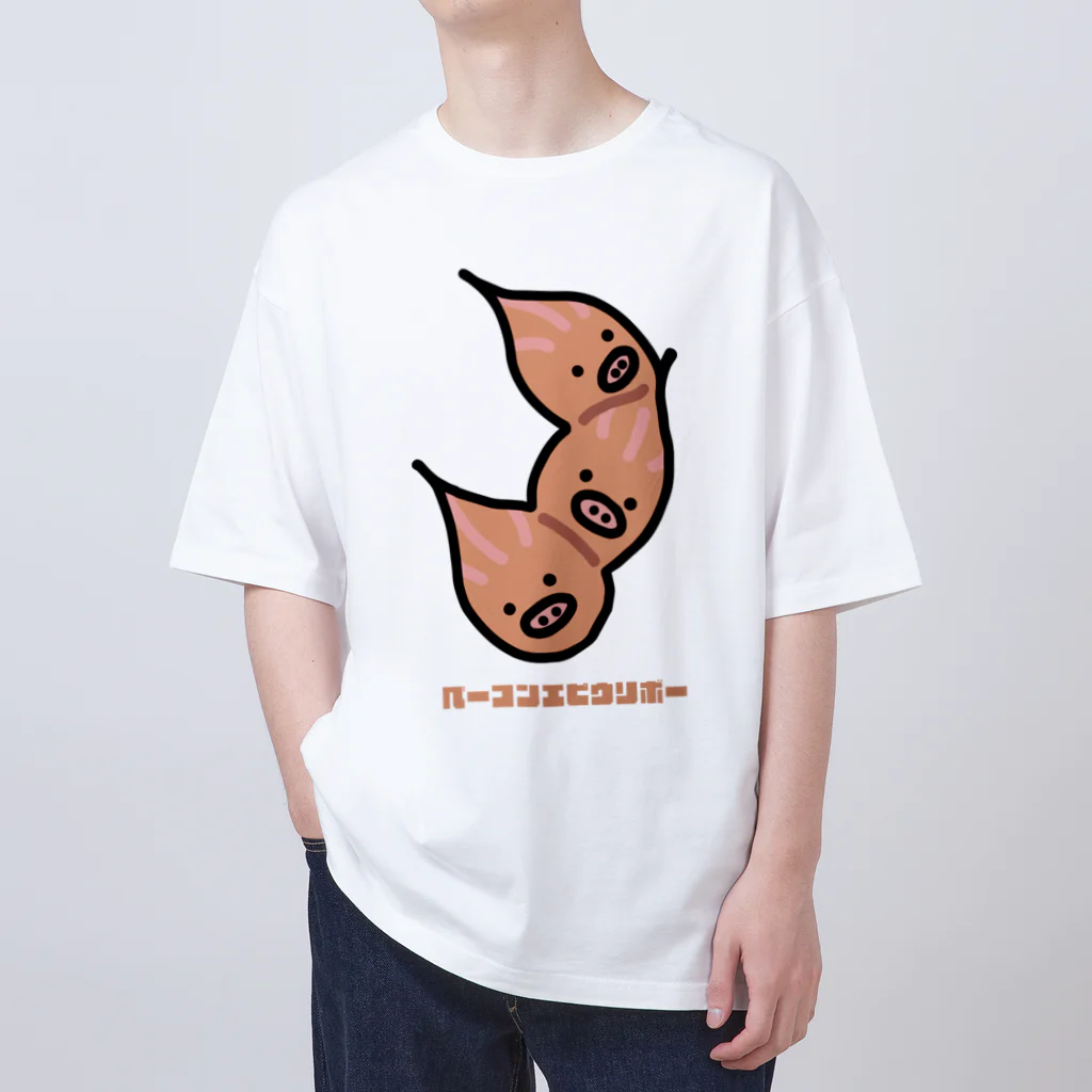 高堂玲/イラストの方のベーコンエピウリボー Oversized T-Shirt