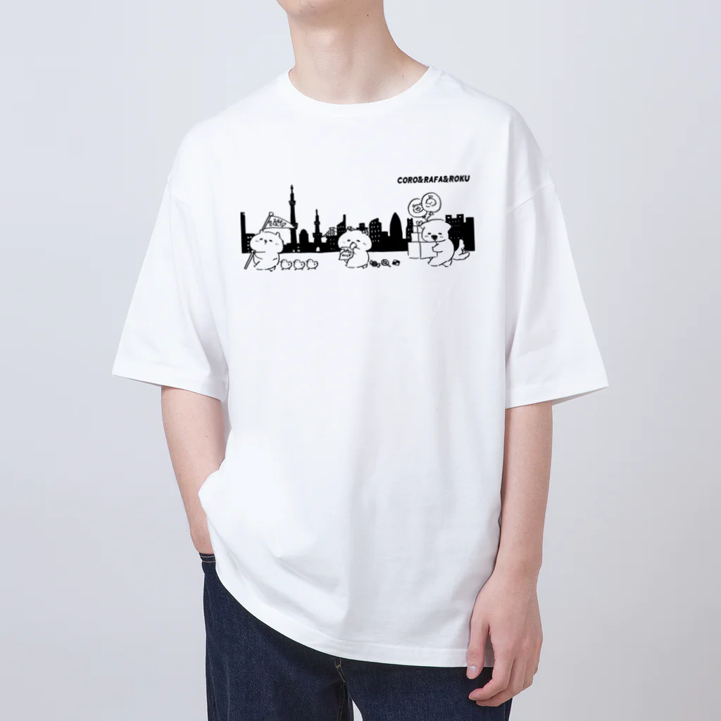 ぱみゅおの東京グルメツアーTシャツ（妹氏と愉快な仲間たち） オーバーサイズTシャツ