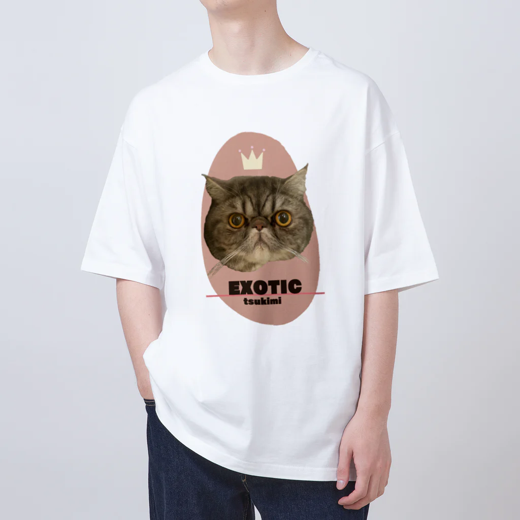 かめのこのうちのねこはエキゾチック オーバーサイズTシャツ