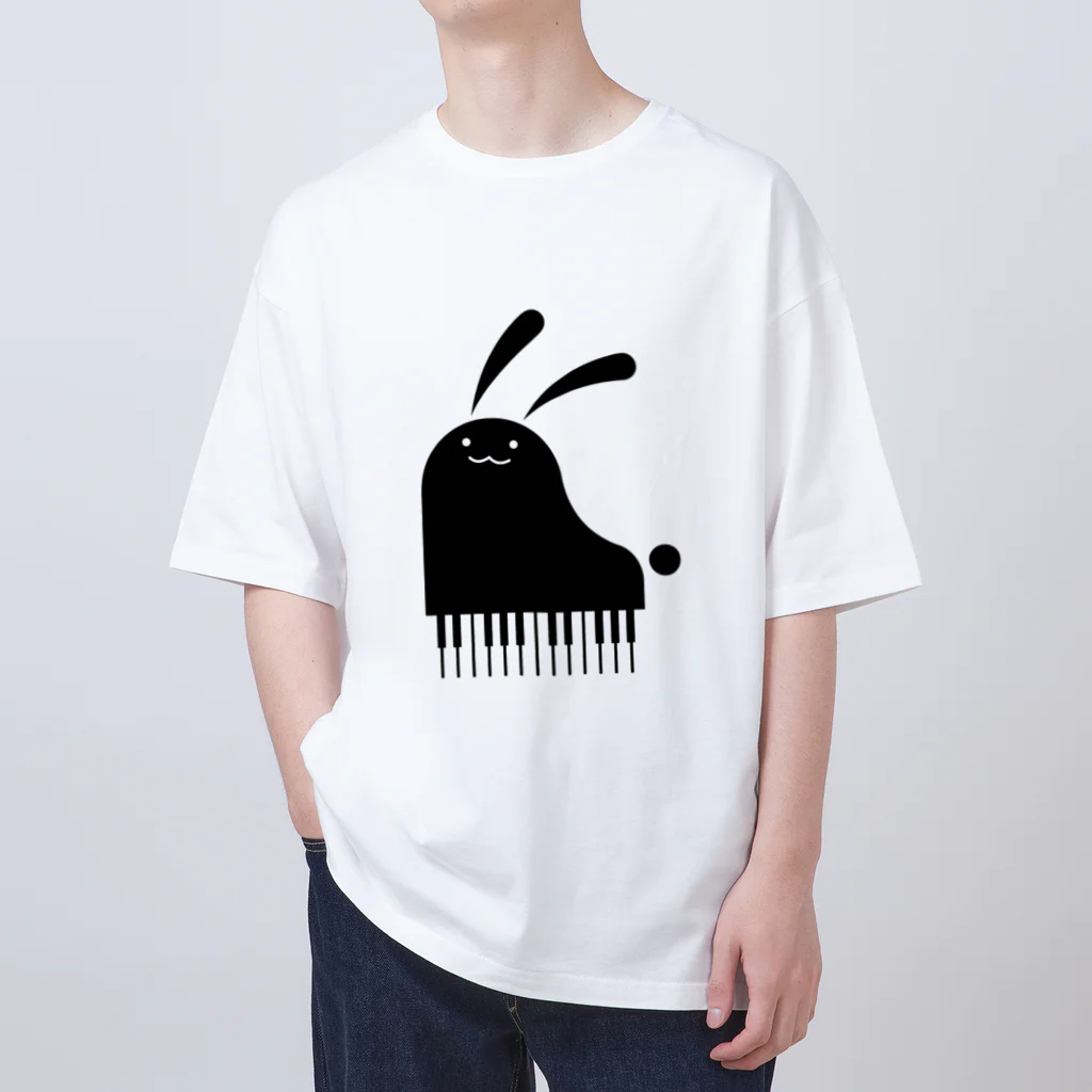 幸うさ.comのピアノ Oversized T-Shirt