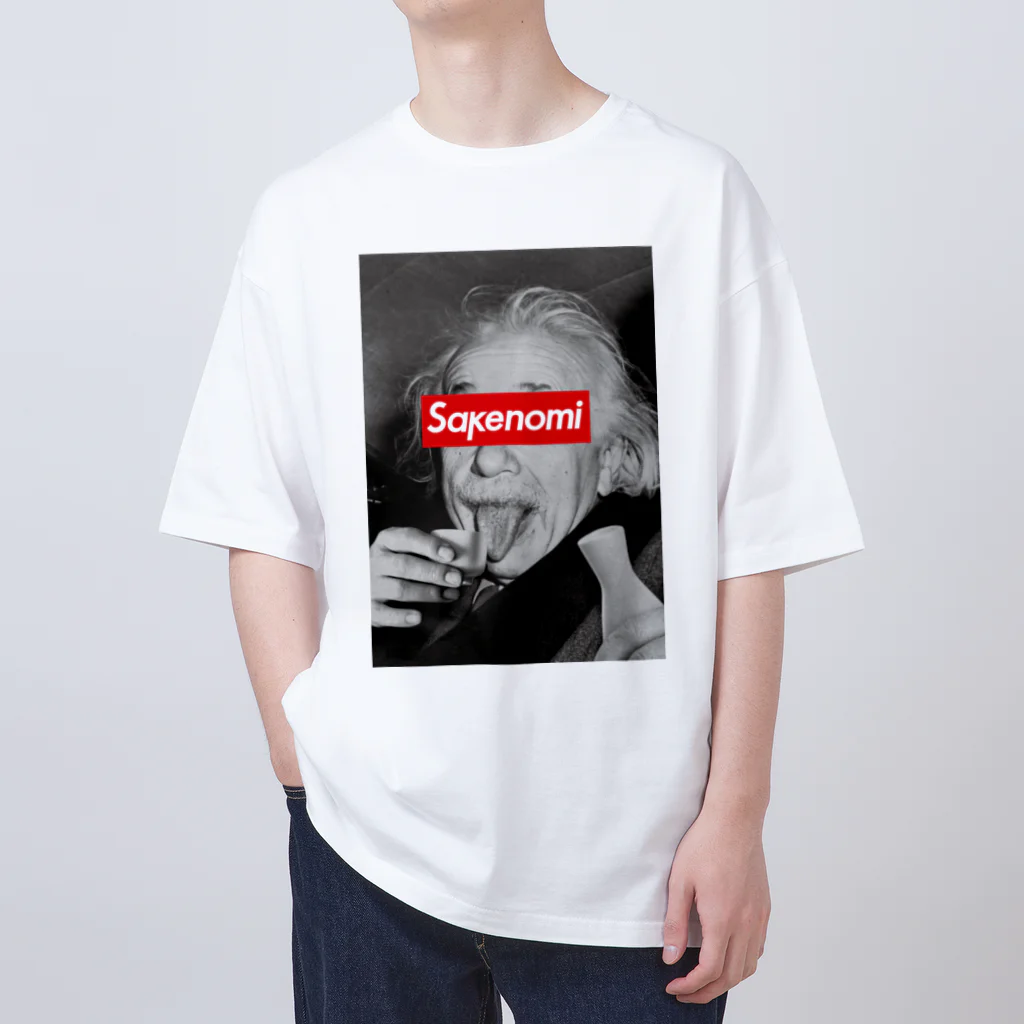 stereovisionのアインシュタインとsakenomi オーバーサイズTシャツ